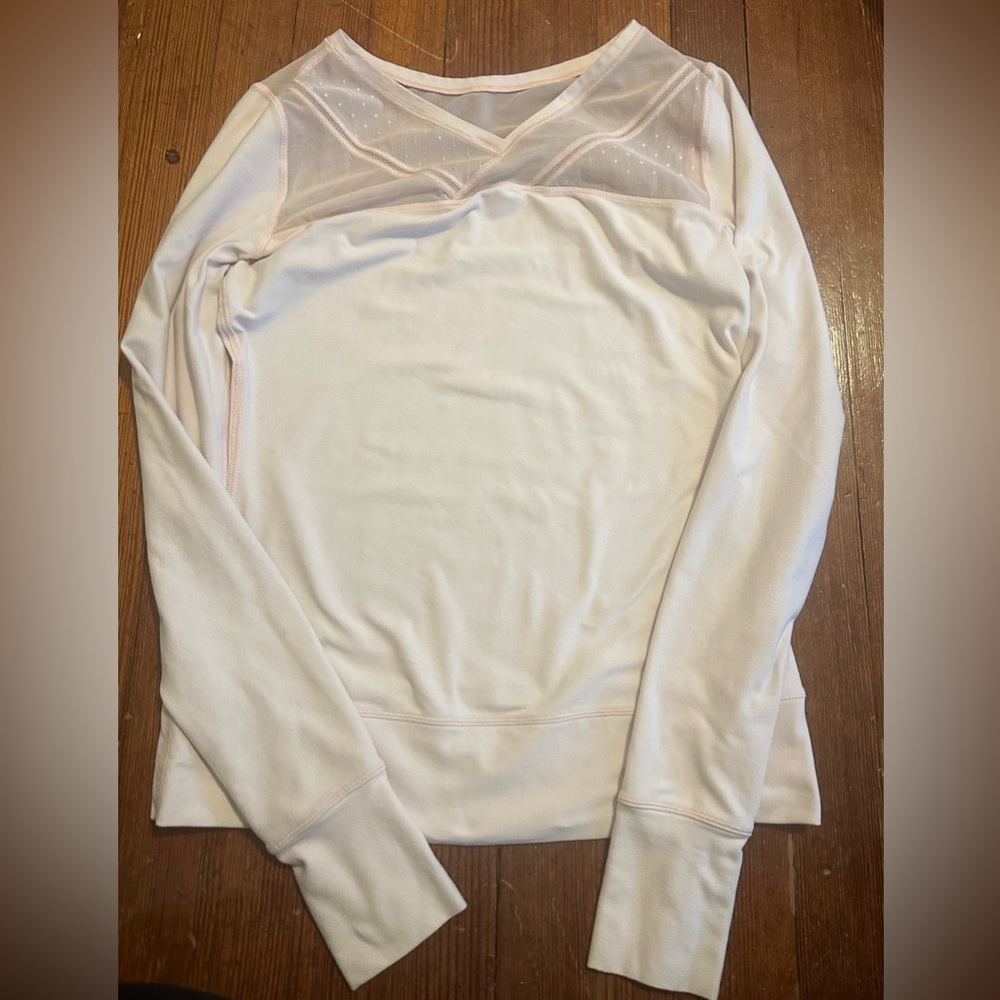 Lululemon Just Breathe Long Sleeve Pink size 6